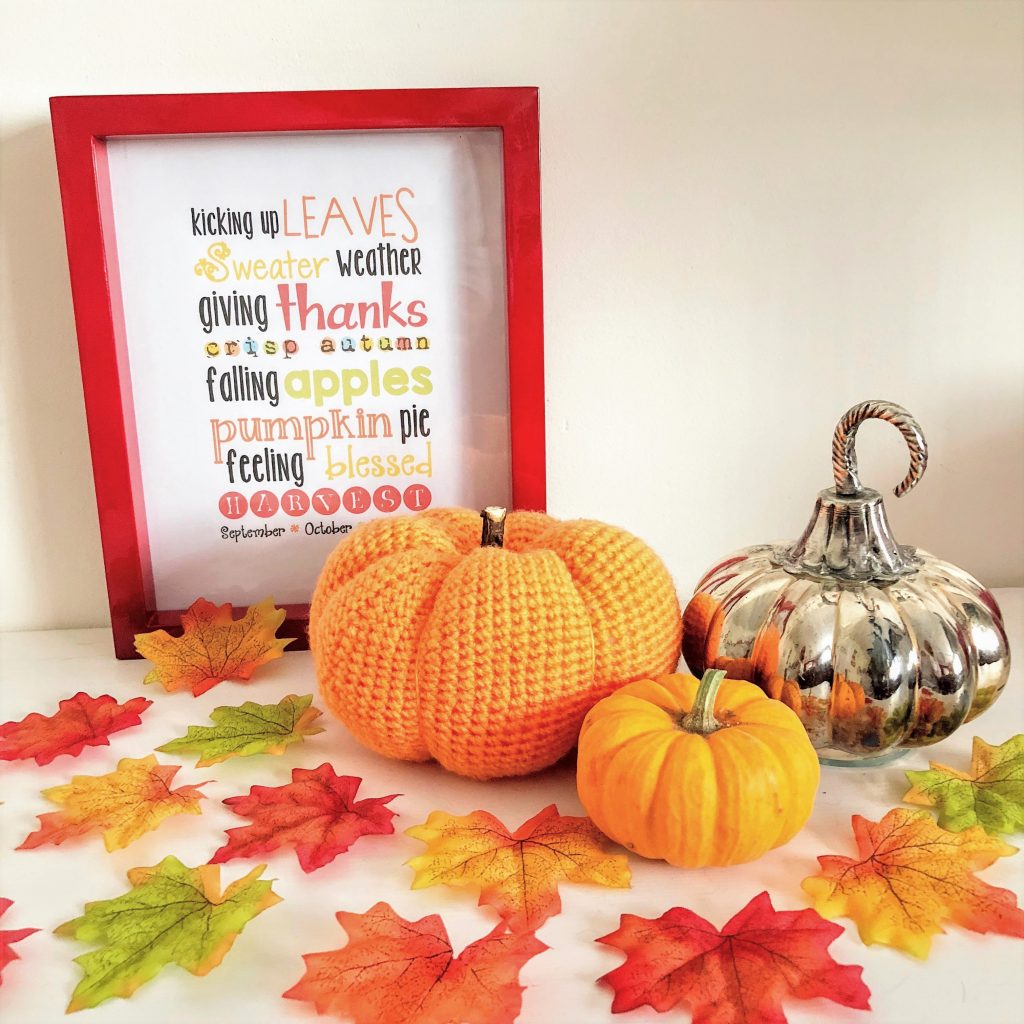 Crochet an Autumn pumpkin