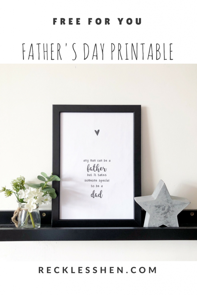 Father's Day Printable by RecklessHen