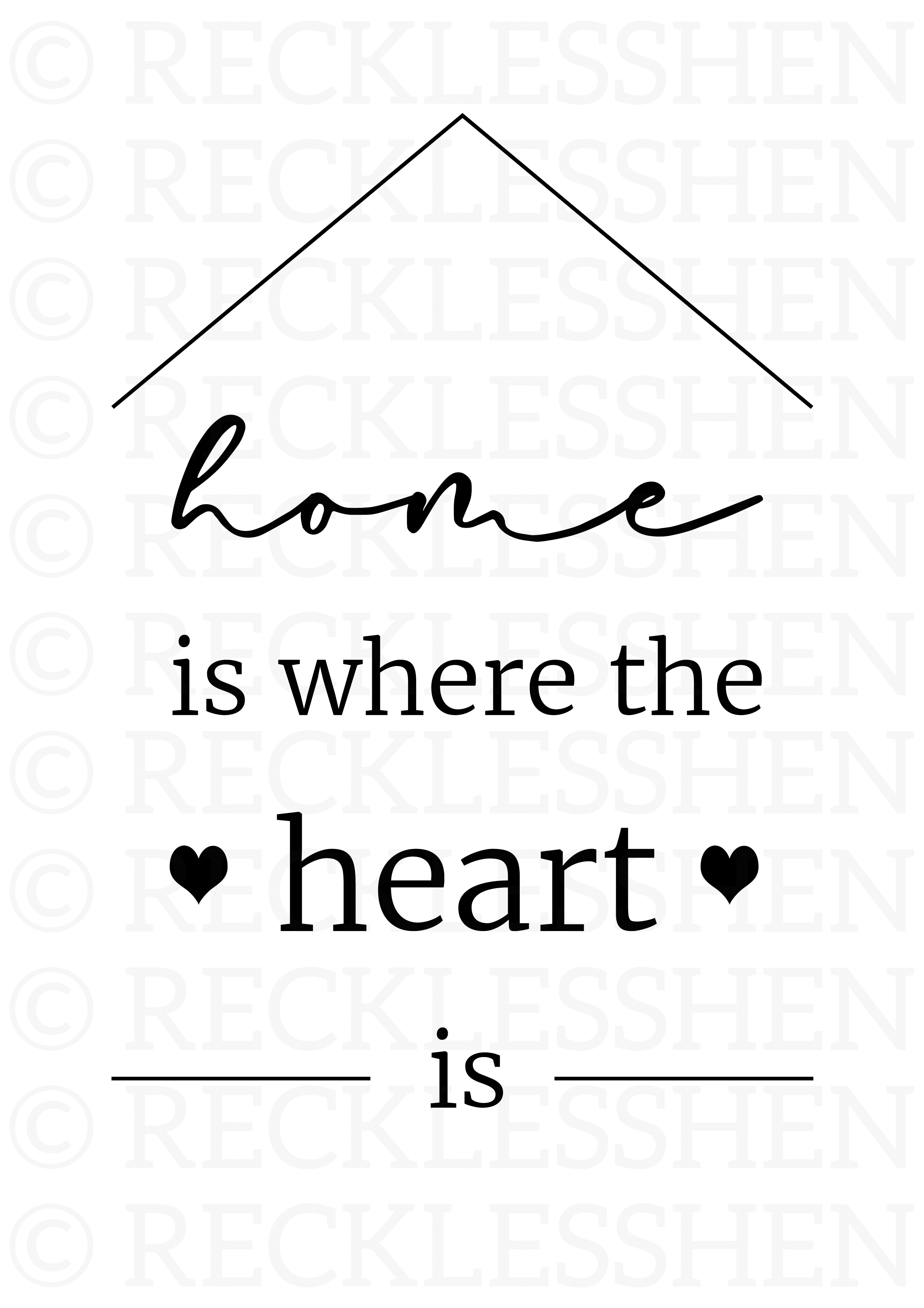 Home Is Where the Heart Is — This Letter Contains Love
