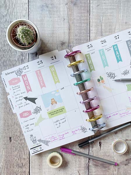 DIY Planner accessories and a Cricut project - RecklessHen